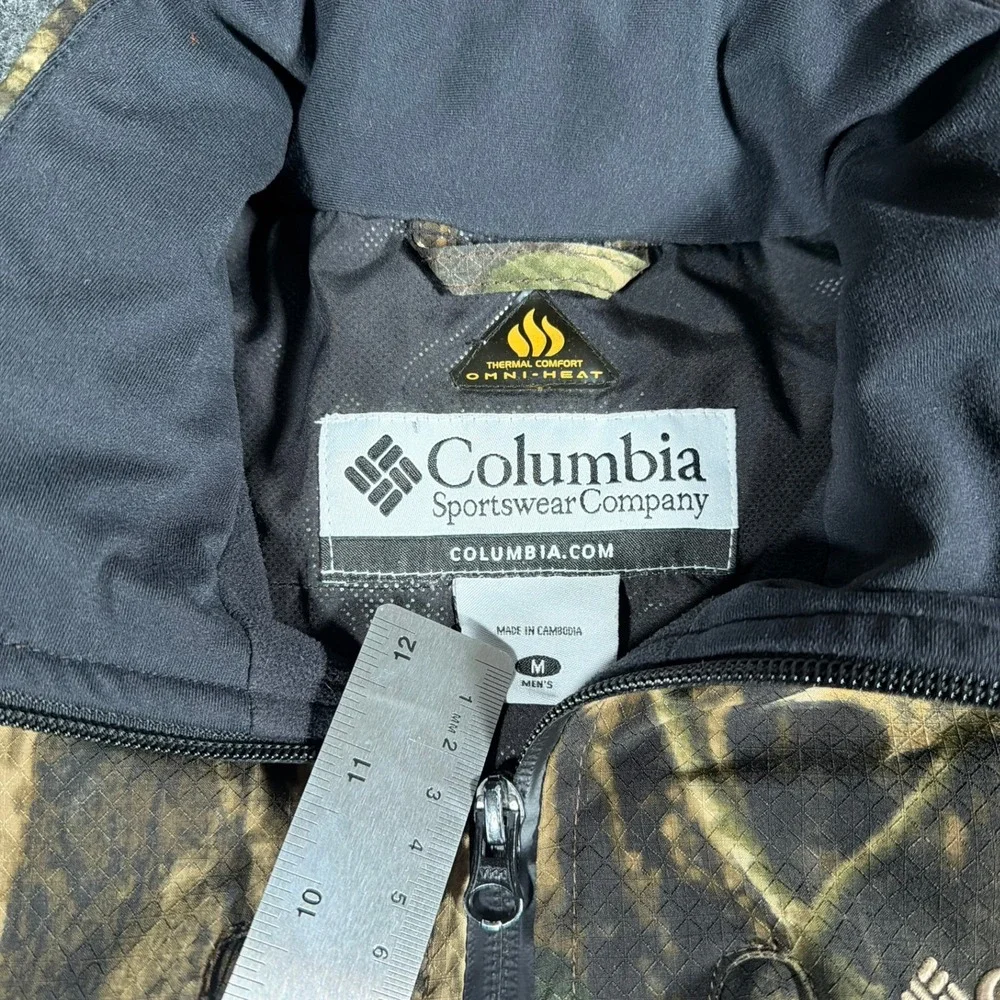 Columbia PHG‎ Jacket Mens Medium Camo Omni-Heat Omni Tech Performance Hunting
